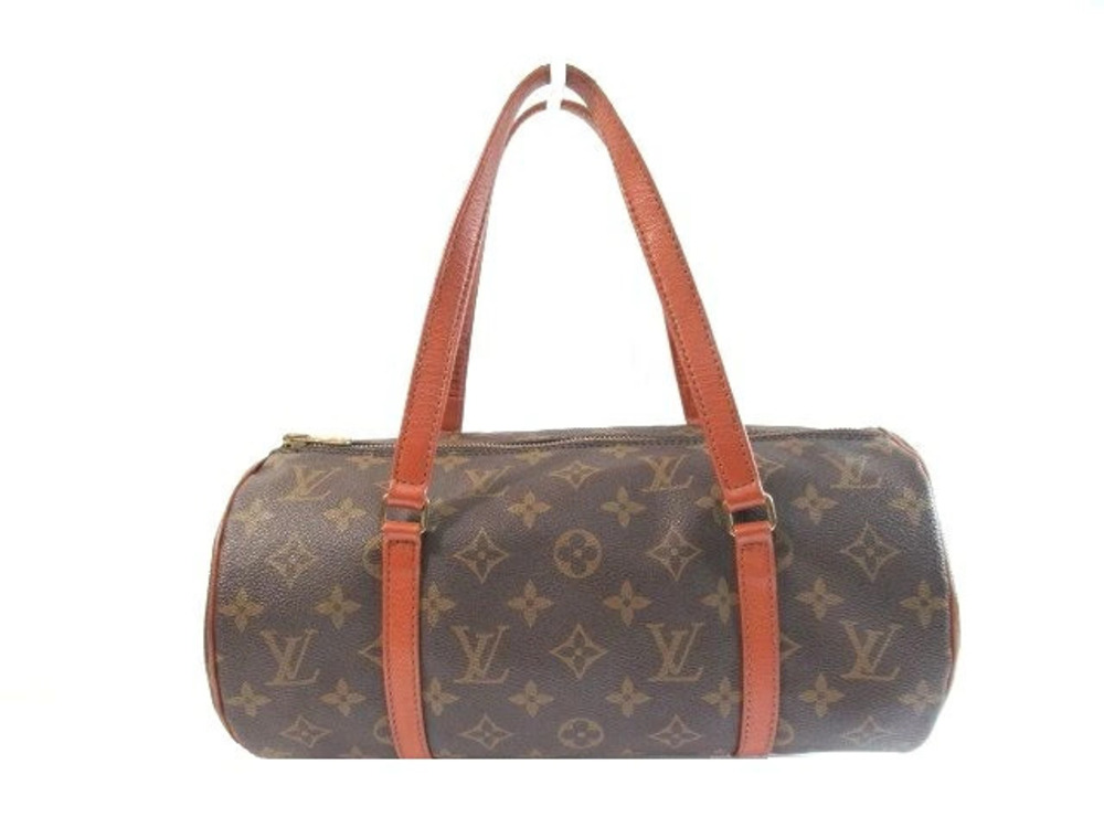 Louis Vuitton Monogram Pouch Handbag Papillon Brown